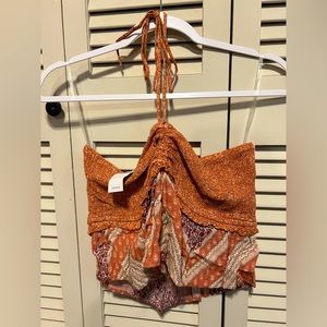 American Eagle Halter Cropped Top